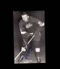 Doug Barkley Signed JD McCarthy Vintage Postcard 1950`s 60`s Detroit Red Wings Autograph