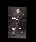 Barry Cullen Signed JD McCarthy Vintage Postcard 1950`s 60`s Detroit Red Wings Autograph