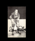 Dean Prentice Signed Vintage Postcard 1950`s 60`s Detroit Red Wings Autograph