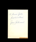 Jean Beliveau Signed Vintage Postcard Montreal Canadians Autograph