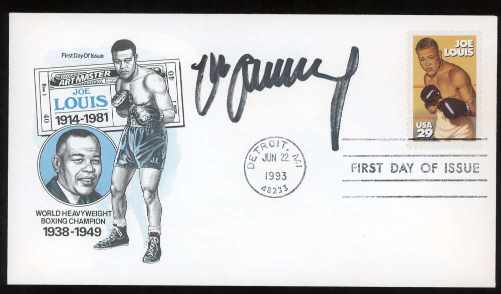 Max Schmeling JSA Coa Signed 1993 FDC First Day Cover Cache Autograph