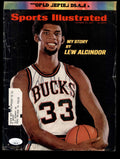 Kareem Abdul-Jabbar JSA Coa 1970`s Signed Sports Illustrated Magazine Cover Autograph
