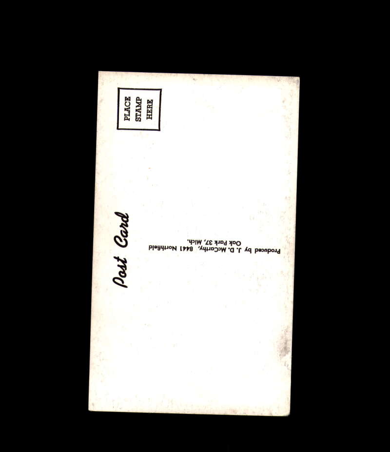 Jack Adams 1950 51 JD McCarthy Vintage Postcard