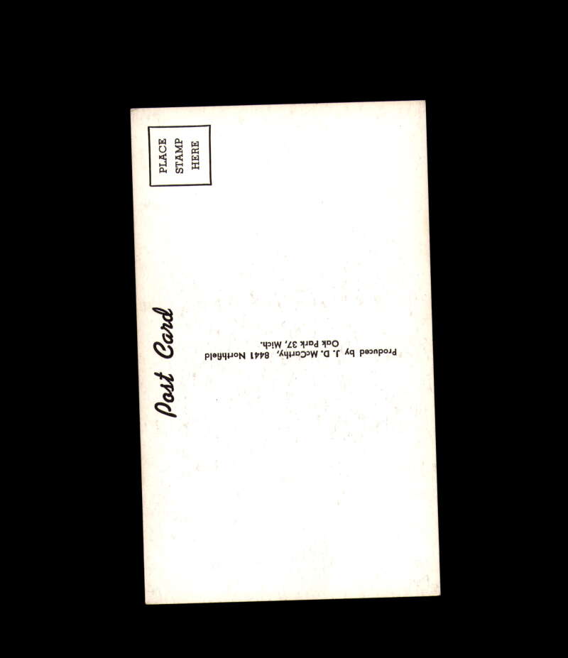 Metro Prystai 1950s JD McCarthy Vintage Postcard Detroit