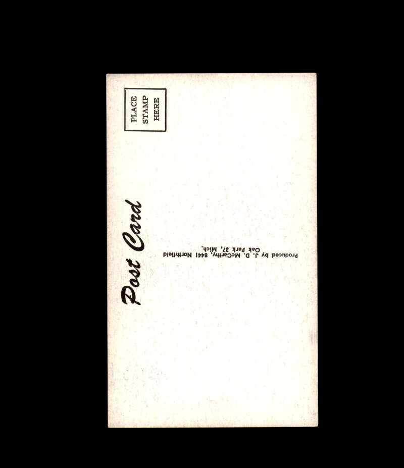 Bob Goldham 1950s JD McCarthy Vintage Postcard Detroit