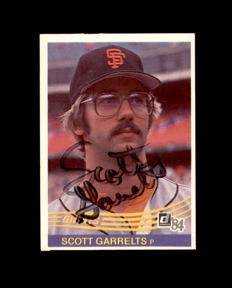 Scott Garrelts Signed 1984 Donruss San Francisco Giants Autograph