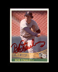 Bob Stanley Signed 1984 Donruss Boston Red Sox Autograph
