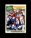 Steve Grogan Signed 1977 Topps 1976 Record Breaker New England Patriots Autograph