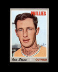 Ron Stone Signed 1970 Topps Philadelphia Phillies Autograph