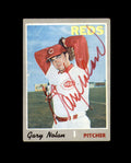 Gary Nolan Signed 1970 Topps Cincinnati Reds Autograph