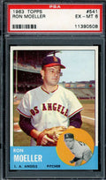 Ron Moeller PSA EX MT 6 1963 Topps 541