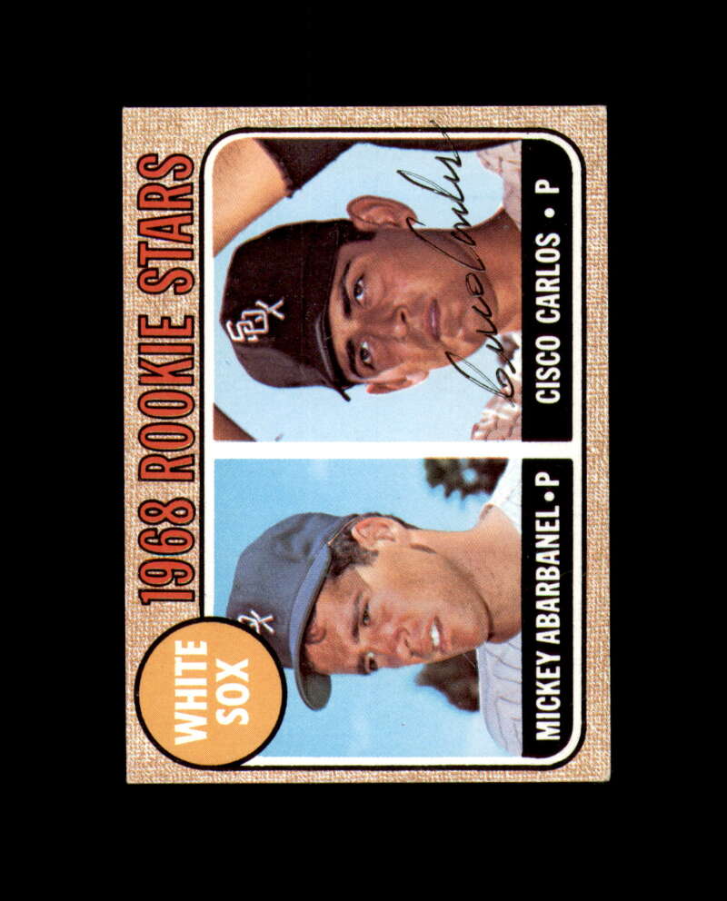Cisco Carlos Signed 1968 Topps Rookie Stars Chicago White Sox Autographed