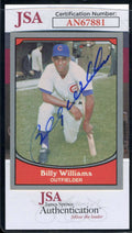 Billy Williams JSA Coa Signed 1990 Pacific Legends Autograph