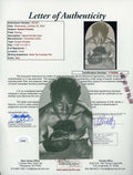 Ezzard Charles JSA Cert Signed Exhibit Card Cut Autograph