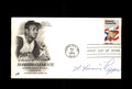 Laurin Pepper Signed 1984 FDC Roberto Clemente Cache First Day Cover Autograph
