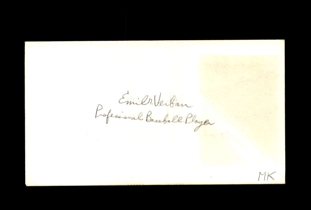 Emil Verban Signed 1983 FDC Babe Ruth Cache First Day Cover Autograph