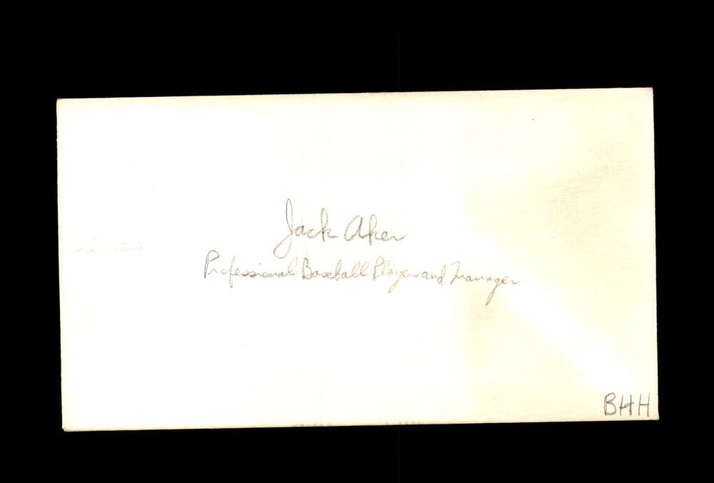 Jack Aker Signed 1983 FDC Babe Ruth Cache First Day Cover Autograph