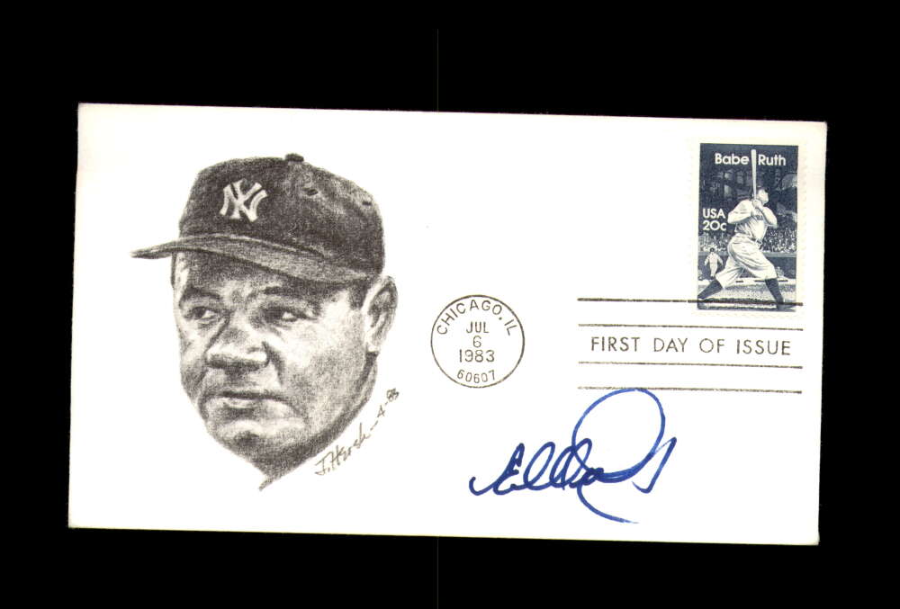 Ed Ott Signed 1983 FDC Babe Ruth Cache First Day Cover Autograph