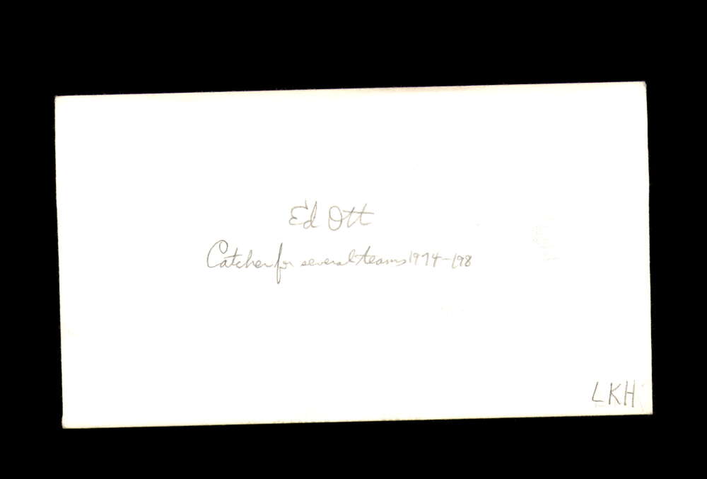 Ed Ott Signed 1983 FDC Babe Ruth Cache First Day Cover Autograph