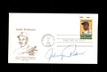 Johnny Podres Signed 1982 FDC Jackie Robinson Cache First Day Cover Autograph