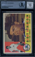Bobby Richardson Gem Mint 10 Beckett BAS Signed 1960 Topps Autograph