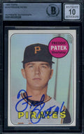 Freddie Patek Gem Mint 10 Beckett BAS Signed 1969 Topps Rookie Autograph