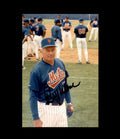 Bobby Wine Signed 1990's 3x5 Original Photograph New York Mets Autograph