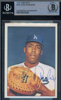 John Roseboro Beckett BAS Signed 1978 TCMA The 60's Autograph