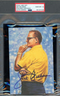 Sid Gillman Gem Mint 10 PSA DNA Signed Goal Line Art Card GLAC Autograph