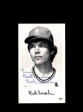 Bob Forsch Signed 1970's Cardinals 3x5 Photograph St. Louis Autograph 1