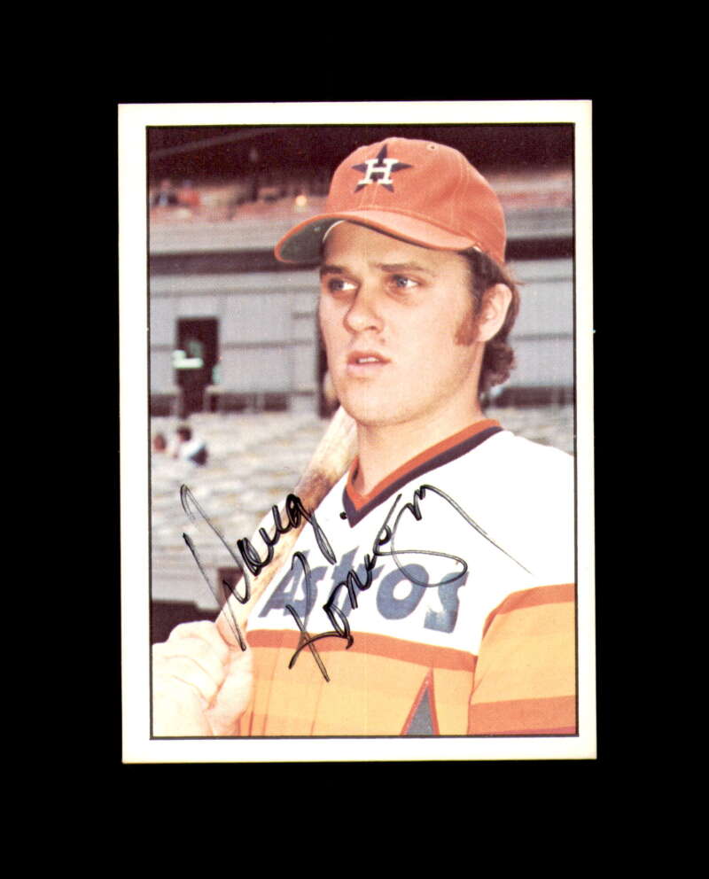 Doug Konieczny Signed 1975 SSPC Houston Astros Autograph