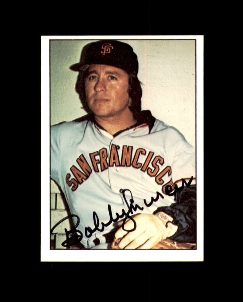 Bobby Murcer Signed 1975 SSPC San Francisco Giants Autograph