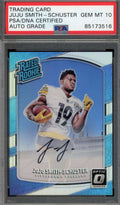 Juju Smith-Schuster Gem Mint 10 PSA DNA Signed 2017 Panini Donruss Optic Rookie Holo /99 Autograph