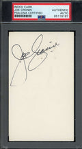 Joe Cronin PSA DNA Coa Signed 3x5 Index Card Autograph