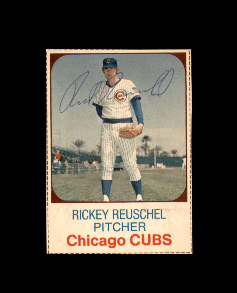 Rick Reuschel Signed 1975 Hostess Chicago Cubs Autograph