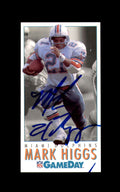 Mark Higgs Signed 1992 NFL GameDay Miami Dolphins Autograph
