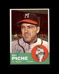 Ron Piche Signed Authentic 1963 Topps Milwaukee Braves Autograph