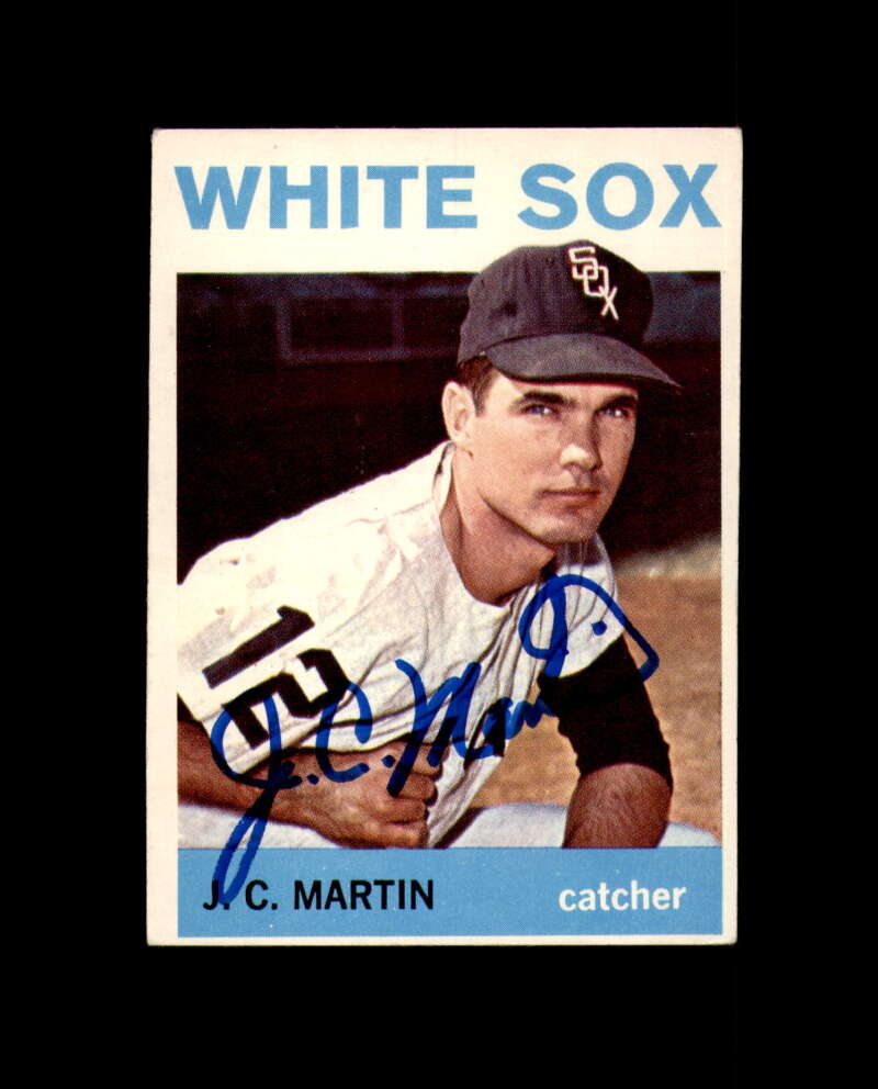 J.C. Martin Signed Authentic 1964 Topps Chicago White Sox Autograph