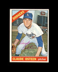Claude Osteen Signed Authentic 1966 Topps Los Angeles Dodgers Autograph