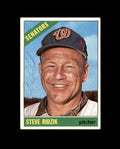 Steve Ridzik Signed Authentic 1966 Topps Washington Senators Autograph
