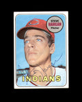 Steve Hargan Signed Authentic 1969 Topps Cleveland Autographed
