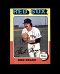 Dick Drago Signed Authentic 1975 Topps Cincinnati Reds Autograph