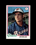 Joe Nolan Signed Original 1978 Topps Atlanta Braves Autograph