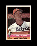Larry Dierker Signed Original 1976 Topps Houston Astros Autograph