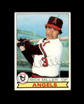Rick Miller Signed Original 1979 Topps California Angels Autograph