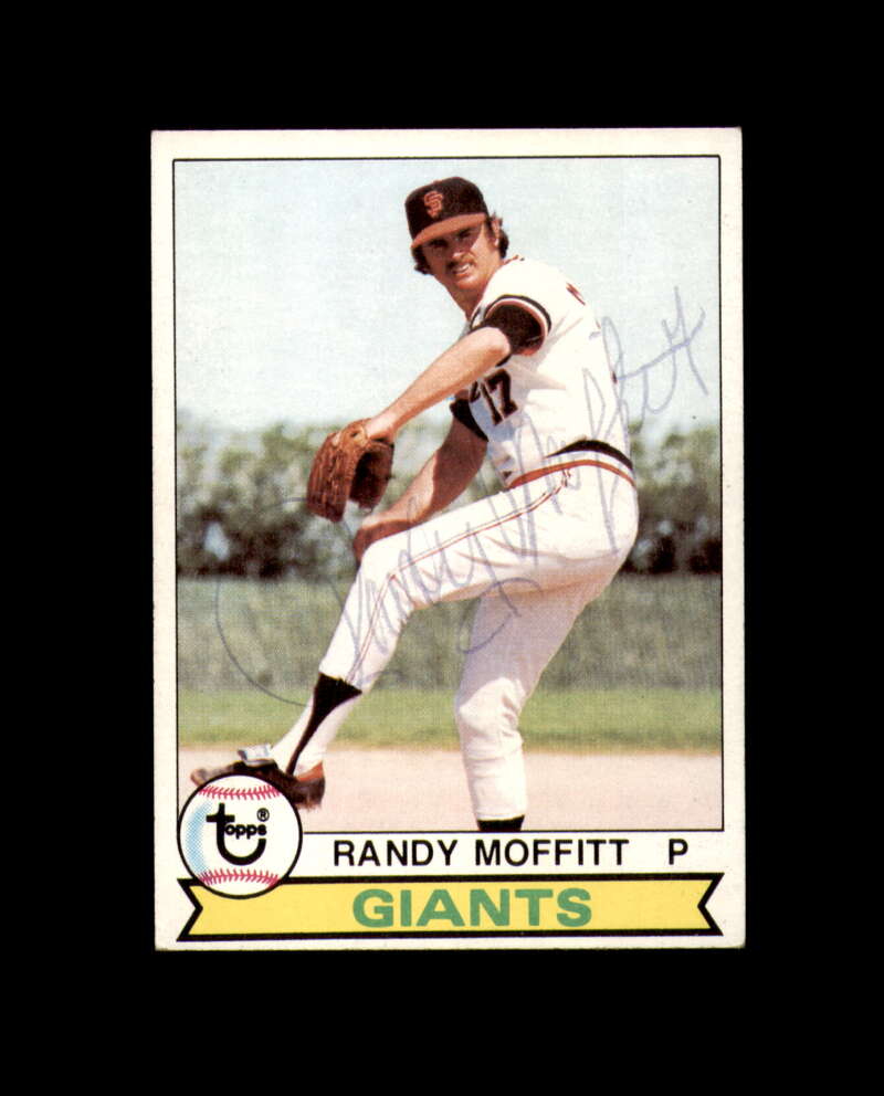 Randy Moffitt Signed Original 1979 Topps San Francisco Giants Autograph
