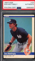Don Mattingly PSA DNA Signed 1984 Fleer Rookie Autograph