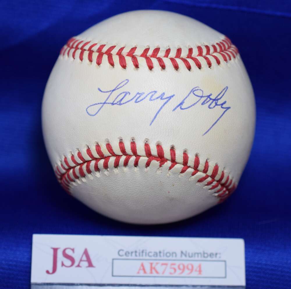 Larry Doby JSA COA Autograph American League Signed Baseball