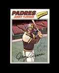 Jerry Turner Signed Authentic 1977 Topps San Diego Padres Autograph