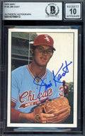 Jim Kaat Gem Mint 10 Beckett BAS Signed 1975 SSPC Autograph